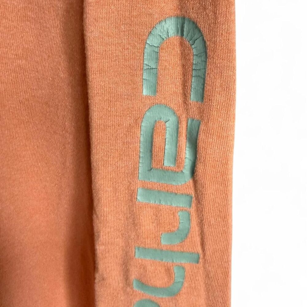 Carhartt Loose Fit Men's Orange Shirt XXL Tall - Picture 2 of 5